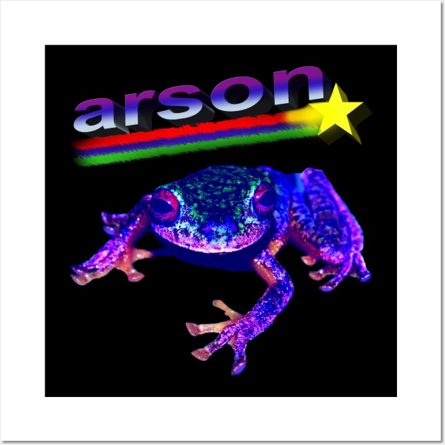 ARSON FROG Wall Art by giovanniiiii